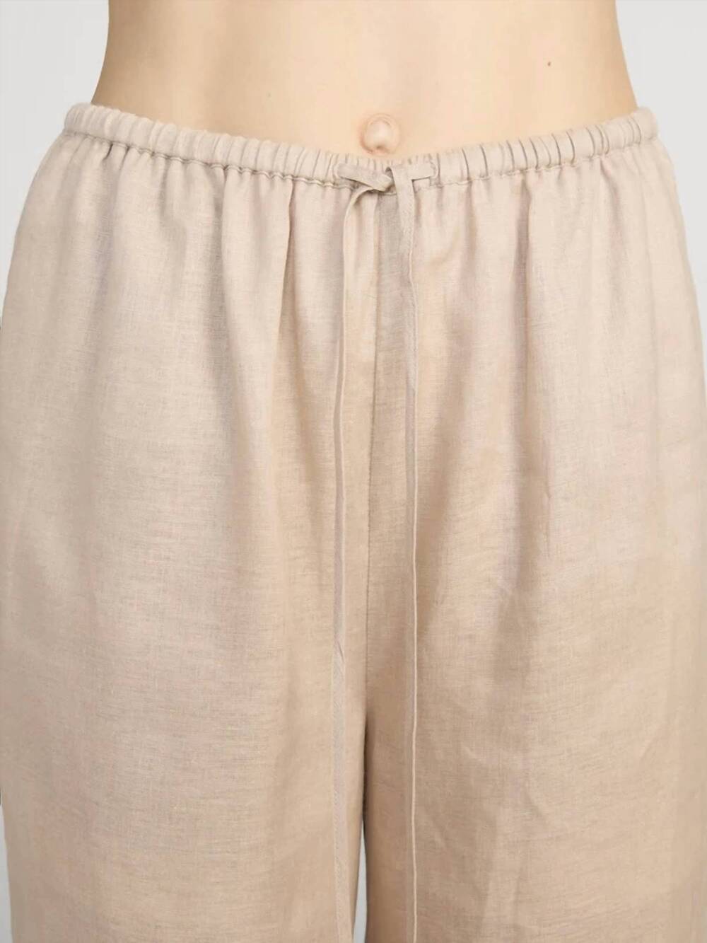 NEW FRAME linen lounge pant in flax - Picture 4 of 4